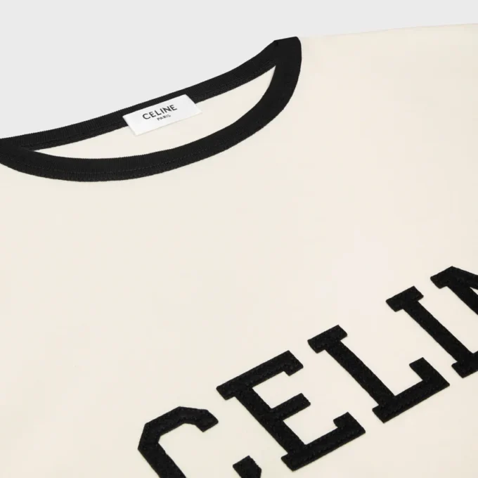 Camiseta CELINE Regular en jersey de algodón Camiseta CELINE Regular en jersey de algodón