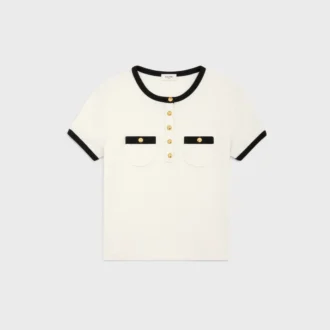 Camiseta corta de jersey de algodón