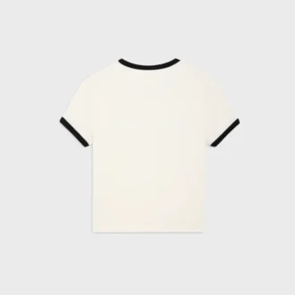 Camiseta corta de jersey de algodón