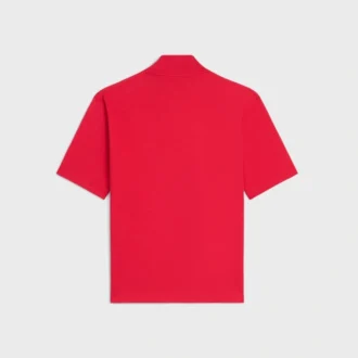Camiseta de cuello alto en jersey de algodón