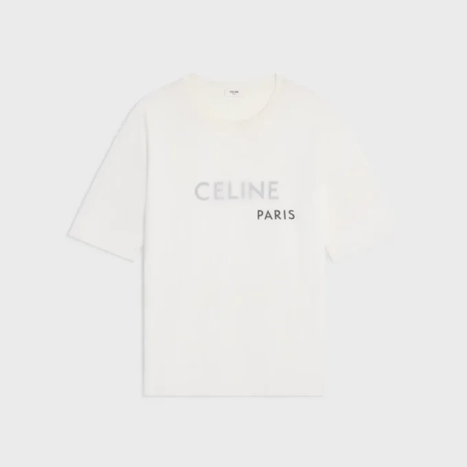Camiseta de doble capa en jersey de algodón fino