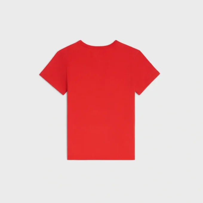 Camiseta de jersey de algodón acanalado Camiseta de jersey de algodón acanalado