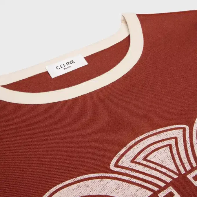 Camiseta de los 70 en jersey de algodón Camiseta de los 70 en jersey de algodón