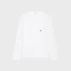 Camiseta de manga larga en jersey de algodón