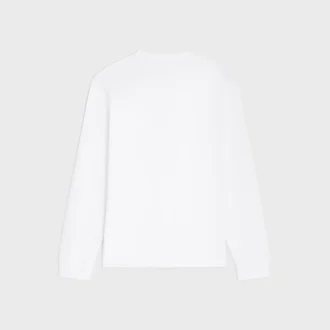 Camiseta de manga larga en jersey de algodón