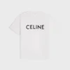 Camiseta holgada CELINE de jersey de algodón Camiseta holgada CELINE de jersey de algodón