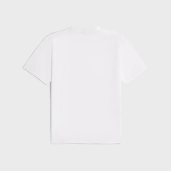 Camiseta holgada CELINE de jersey de algodón Camiseta holgada CELINE de jersey de algodón