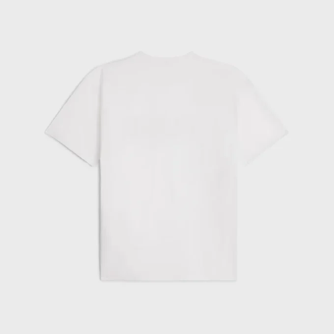 Camiseta holgada CELINE de jersey de algodón Camiseta holgada CELINE de jersey de algodón