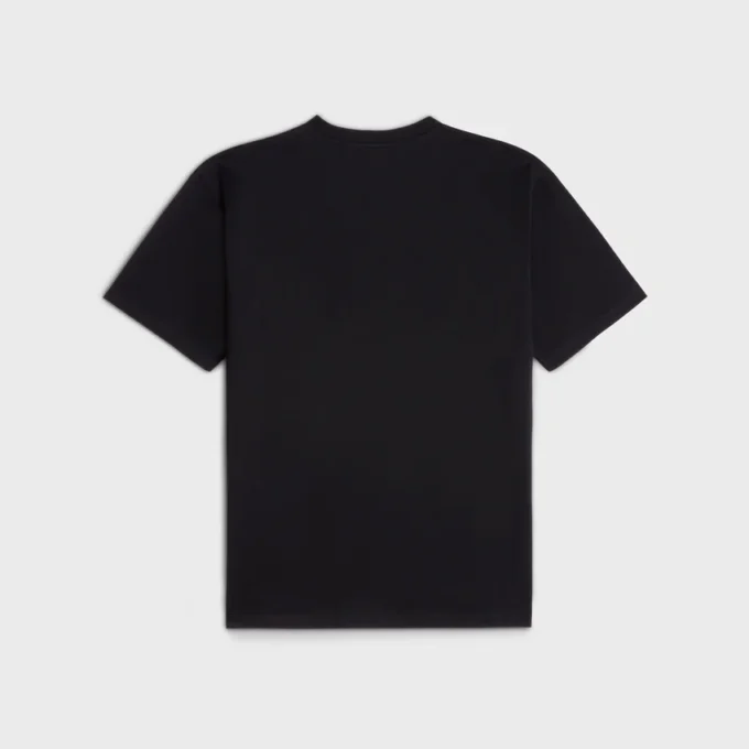Camiseta holgada CELINE de jersey de algodón Camiseta holgada CELINE de jersey de algodón