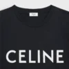 Camiseta holgada CELINE de jersey de algodón Camiseta holgada CELINE de jersey de algodón