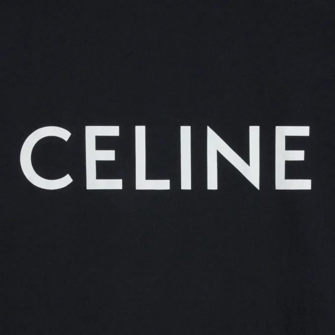 Camiseta holgada CELINE de jersey de algodón Camiseta holgada CELINE de jersey de algodón