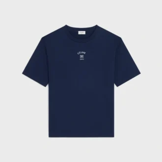 Camiseta holgada de jersey de algodón Camiseta holgada de jersey de algodón
