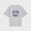 Camiseta holgada de jersey de algodón Camiseta holgada de jersey de algodón