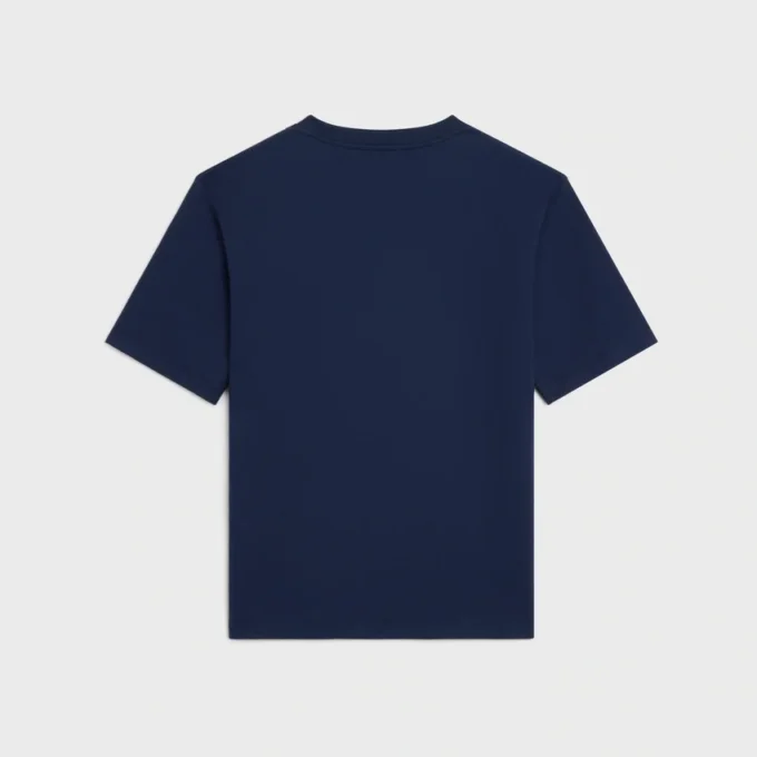 Camiseta holgada de jersey de algodón Camiseta holgada de jersey de algodón