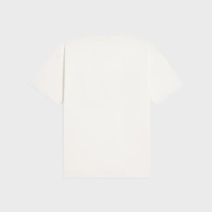 Camiseta holgada de jersey de algodón Camiseta holgada de jersey de algodón