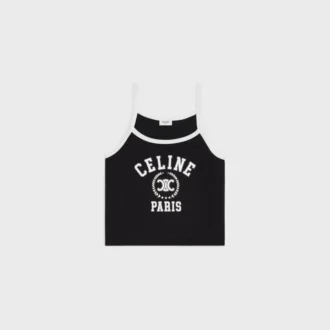 Camiseta sin mangas CELINE en jersey de algodón