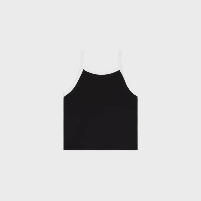 Camiseta sin mangas CELINE en jersey de algodón Camiseta sin mangas CELINE en jersey de algodón
