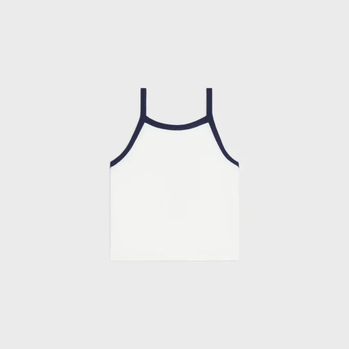 Camiseta sin mangas CELINE en jersey de algodón Camiseta sin mangas CELINE en jersey de algodón