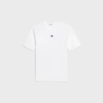 Camiseta Triomphe en jersey de algodón acanalado