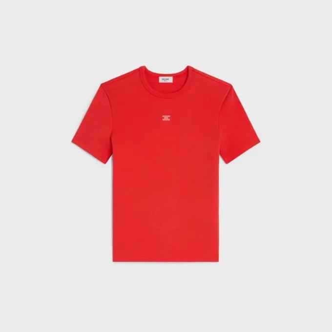 Camiseta Triomphe en jersey de algodón acanalado Camiseta Triomphe en jersey de algodón acanalado
