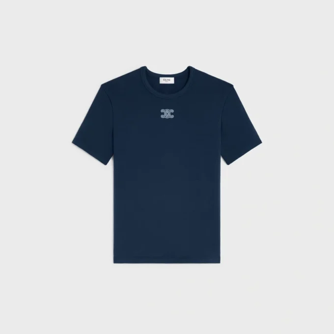 Camiseta Triomphe en jersey de algodón acanalado Camiseta Triomphe en jersey de algodón acanalado