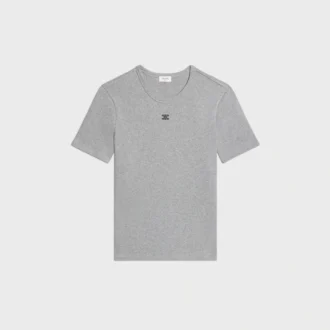 Camiseta Triomphe en jersey de algodón acanalado