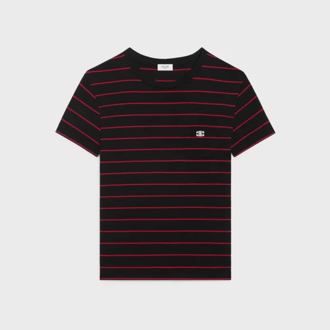 Camiseta Triomphe Regular en jersey a rayas Camiseta Triomphe Regular en jersey a rayas