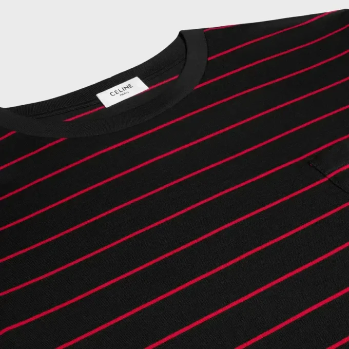 Camiseta Triomphe Regular en jersey a rayas Camiseta Triomphe Regular en jersey a rayas