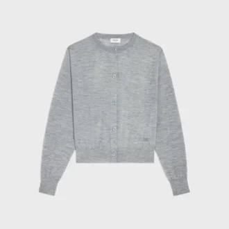 Cardigan de cachemira fina