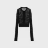 Cardigan de croché de algodón Cardigan de croché de algodón