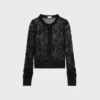 Cardigan de croché de algodón Cardigan de croché de algodón