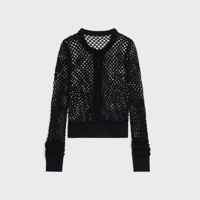 Cardigan de croché de algodón Cardigan de croché de algodón