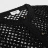 Cardigan de croché de algodón Cardigan de croché de algodón