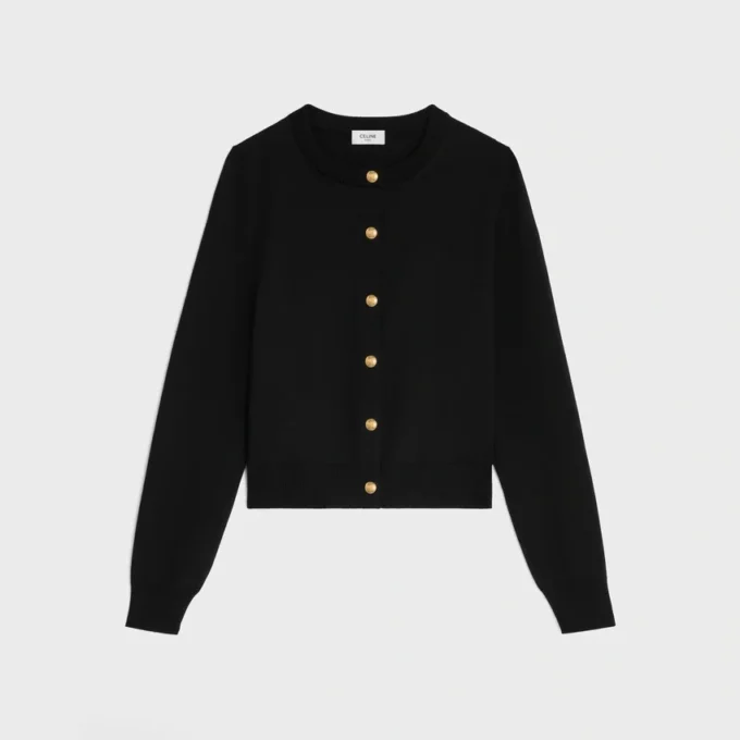 Cardigan de lana fina Cardigan de lana fina