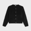 Cardigan de mohair cepillado Cardigan de mohair cepillado