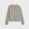 Cardigan Triomphe de cachemira con punto trenzado Cardigan Triomphe de cachemira con punto trenzado