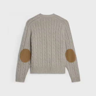 Cardigan Triomphe de cachemira con punto trenzado