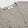 Cardigan Triomphe de cachemira con punto trenzado Cardigan Triomphe de cachemira con punto trenzado