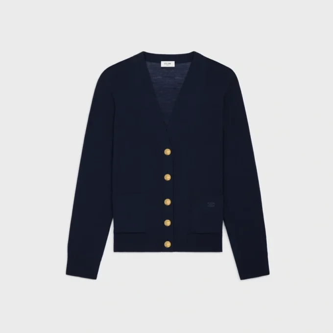 Cardigan Triomphe de lana fina Cardigan Triomphe de lana fina
