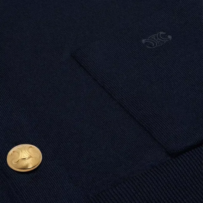Cardigan Triomphe de lana fina Cardigan Triomphe de lana fina