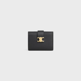 Cartera Nino con correa fina en piel de becerro granulada flexible Cartera Nino con correa fina en piel de becerro granulada flexible