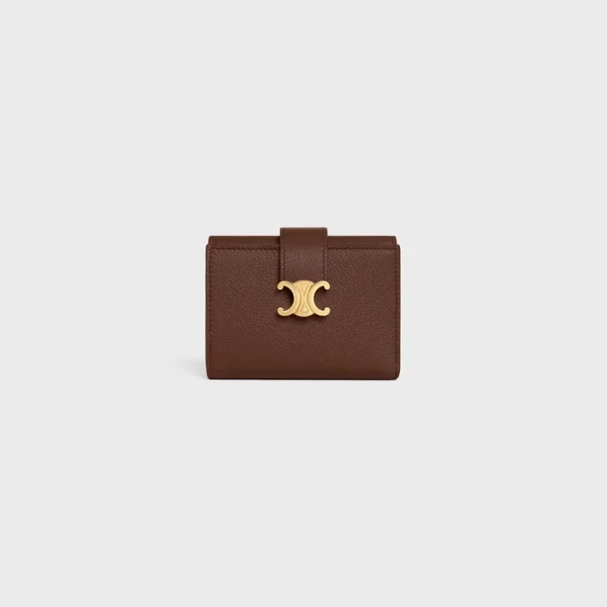 Cartera Nino con correa fina en piel de becerro granulada flexible