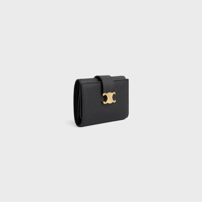 Cartera Nino con correa fina en piel de becerro granulada flexible