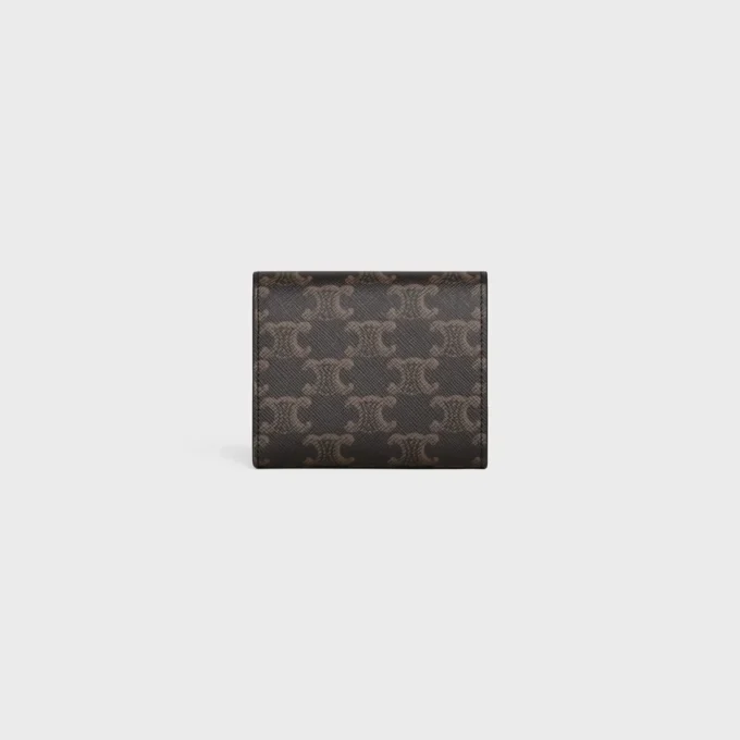 Cartera pequeña con solapa Triomphe Canvas Cartera pequeña con solapa Triomphe Canvas