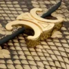 Cartera pequeña con solapa Triomphe en pitón Cartera pequeña con solapa Triomphe en pitón