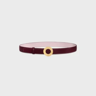 CELINE Hebilla de disco y correa reversible 25 mm