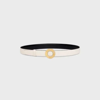 CELINE Hebilla de disco y correa reversible 25 mm