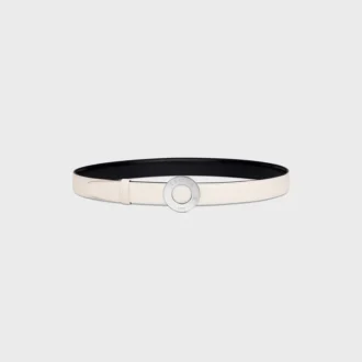 CELINE Hebilla de disco y correa reversible 25 mm