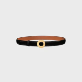 CELINE Hebilla de disco y correa reversible 25 mm