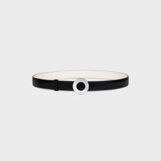 CELINE Hebilla de disco y correa reversible 25 mm